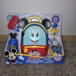 Disney Mickey Funhouse Backpack Playset - Blue/Red/Yellow